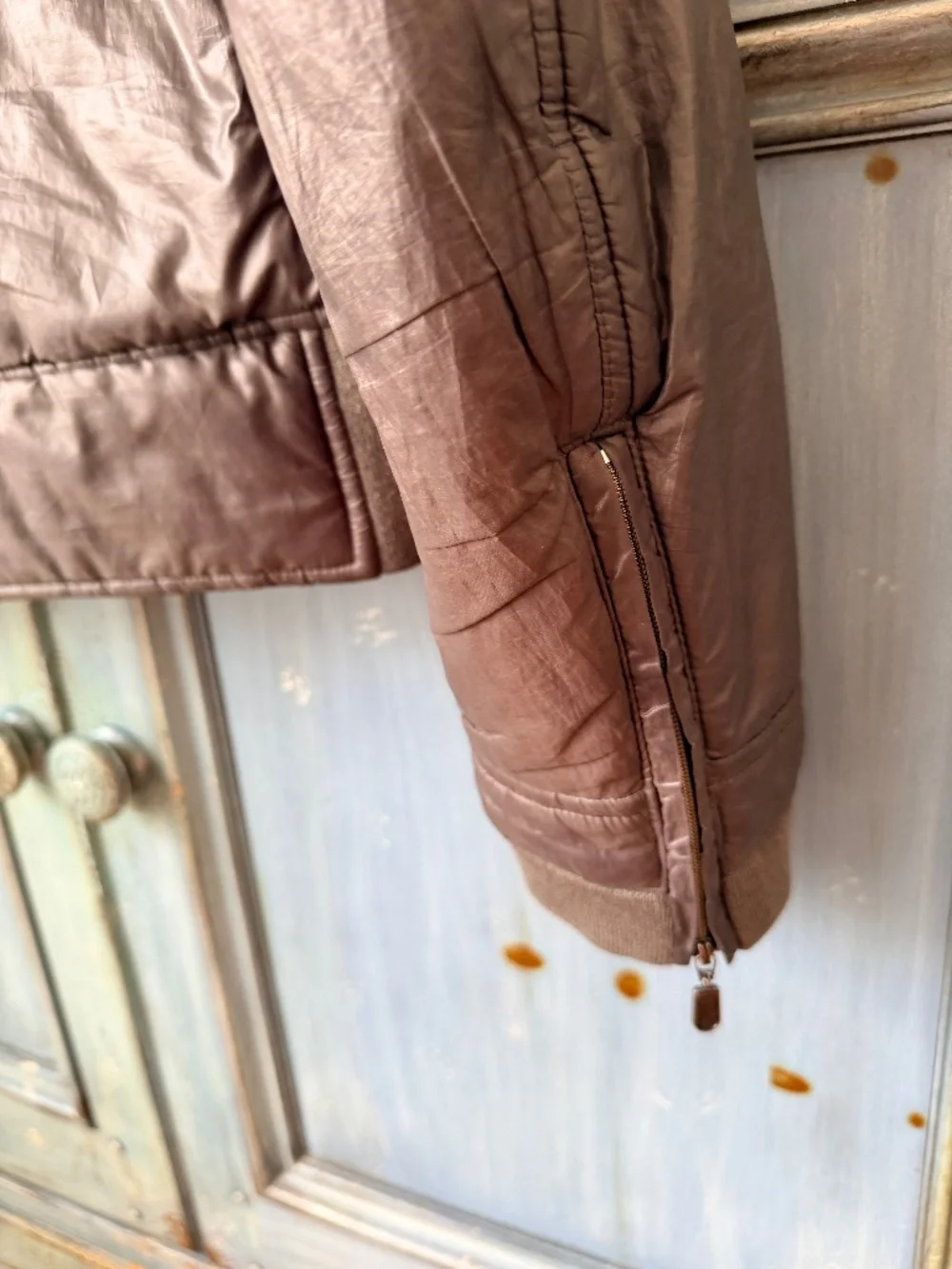 Belstaff Men's Puffer Jacket in Taupe Color Size XL